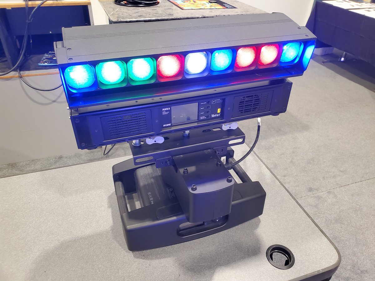 IncRuehling's tweet photo. New in  Rentals - Clapypaky Panify !  IP-Rated 360-Deg. Rotator offering DMX &amp; AC Pass-Thrus. Great for a Batten/Strip, PAR, Blinder, Strobe, Moving Light, Fogger or other DMX Unit.  Also ideal for banners, fabric, flats &amp; other scenery.  Contact us TODAY for a Demo or More Info! https://t.co/jRbgDTeQti