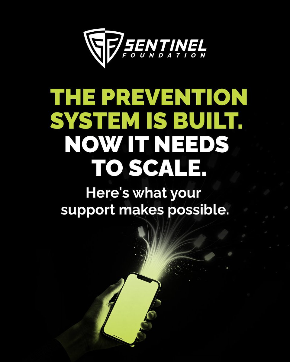 SentinelActual's tweet photo. Protecting teens takes more than awareness — it takes action, education, and partnerships that reach communities before crisis does.

Together, we can build a stronger infrastructure for teen safety.
https://t.co/v4NnhG1u5T https://t.co/Om9l4MIyws