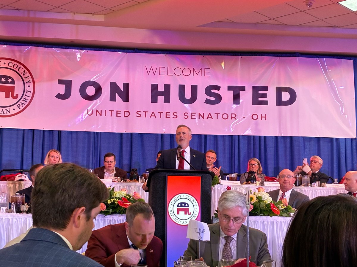 RobertCSprague's tweet photo. Today I spoke at the Summit County GOP Luncheon and the energy in the room was outstanding.

Ohio voters are fired up and ready to get out the vote this November to keep Ohio red.

We’re going to deliver real results for our state! https://t.co/o7Vul4Leps