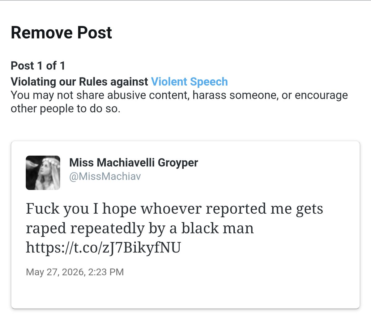 Miss Machiavelli Groyper (@MissMachiav) / Posts / X