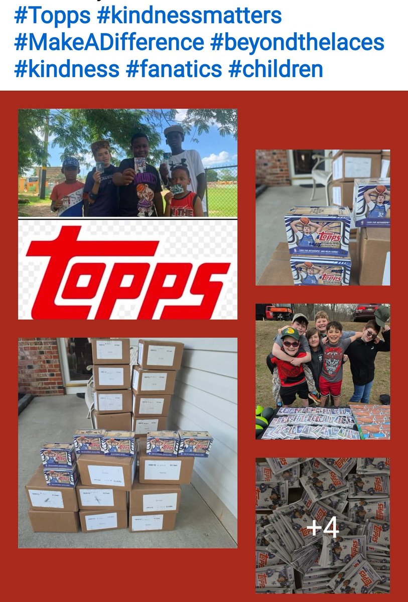 beyondthelaces's tweet photo. Thank you, Topps, for always supporting Beyond the Laces and our movement of kindness.

Because of your generosity, we’re able to create so many smiles for children through schools, events, giveaways, and community visits. 

#topps

https://t.co/38rC5VPdXs https://t.co/13MJ3yVUaW