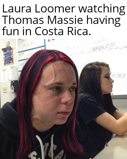 Kyle_C137's tweet photo. Thomas Massie is living rent-free in her head. 😆 https://t.co/OKv2CoEtul