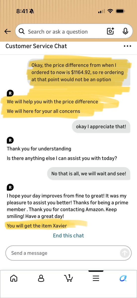 PapadripT's tweet photo. @AmazonHelp @amazon 

Let’s hope you guys can figure this out for me. Been promised multiple things here by customer service associates but nobody has actually honored these things. 

I don’t want to go back and forth I want a resolution especially given the pictures provided. https://t.co/YhMyWR0E3m