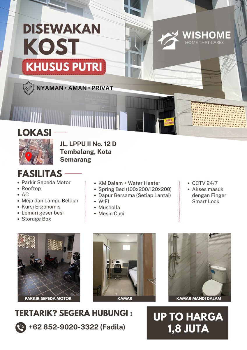 onyrmarsh's tweet photo. guysss temenku punya kost putri deket undip, kalo minat langsung aja hubungi nomor tertera yaa up to 1,8jt/bln (belum termasuk diskon)

#kostundip #undip https://t.co/GQ1ngxlO09