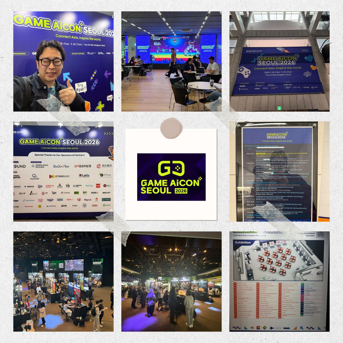 Gangle_EN's tweet photo. What a week! The G-angle team is back from an incredible run across Japan and Korea. 🌍🎮

Thanks to everyone who chatted with us! The events are over, but we’re always open to collaborate on your game's audio, VO, and localization needs. 🚀

#Gangle #bitsummit #playx4 #gameaicon https://t.co/unLrPIEj9T