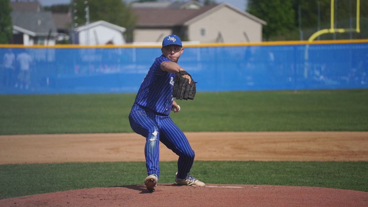 RobClarkTV's tweet photo. Prep Athlete: @jwpbaseball star Chase Gerdts is an artist on and off the diamond. 
WATCH: https://t.co/vHOhjSxI95 https://t.co/9fJ9fZKjaL