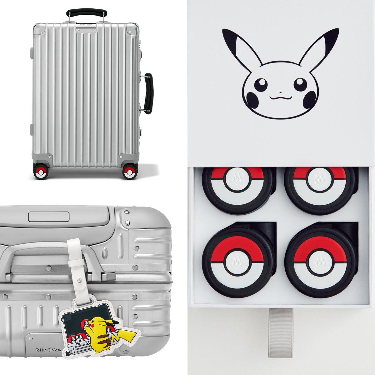 リモワ×ポケモンのトラベルグッズ、ピカチュウ＆初代御三家の