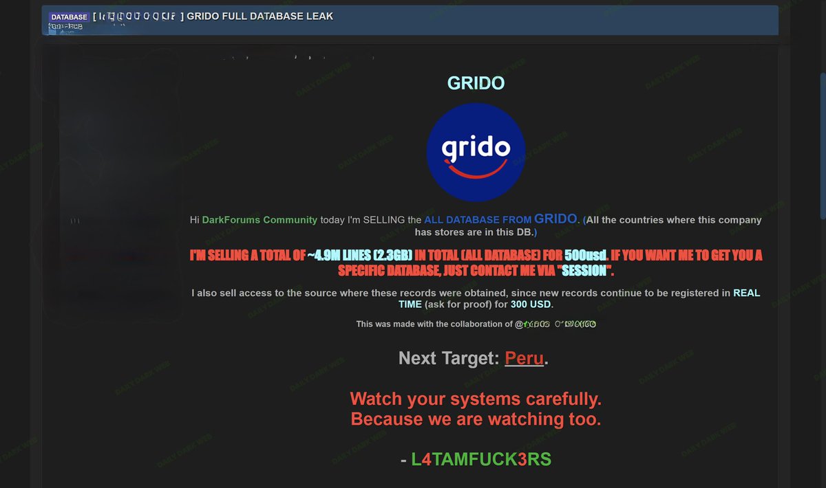 Dark Web Intelligence tweet media