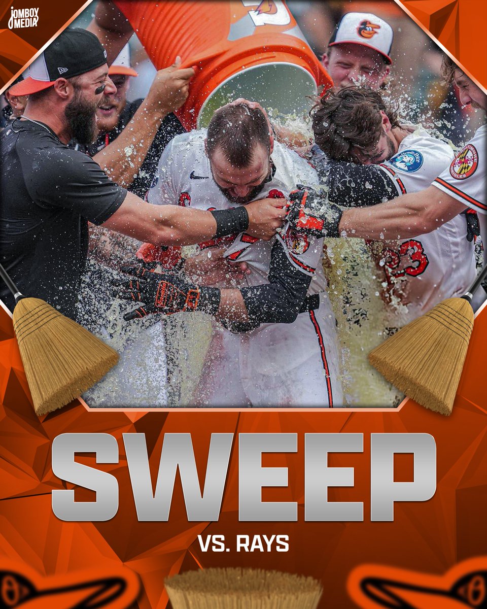 TalkinBaseball_'s tweet photo. Orioles sweep the AL-leading Rays! https://t.co/RXu6q3xGL0