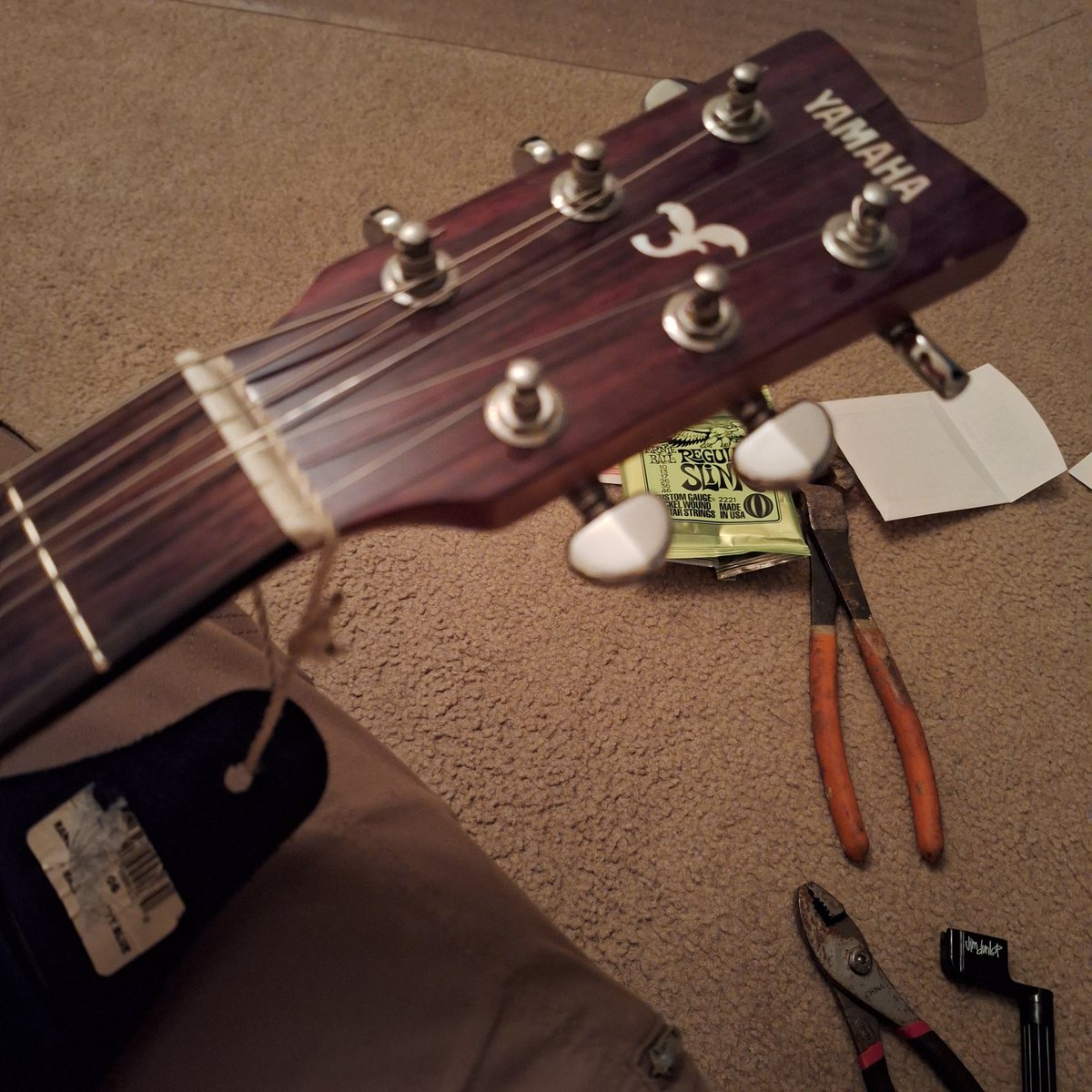 ZachCGlass's tweet photo. I never post pictures. Have a picture.
#guitar #restringing #tuning https://t.co/VqCLENQl3T