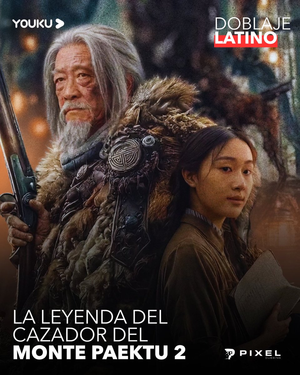 PixelDubbing's tweet photo. A finales de la época republicana, una aldea del monte Paektu es aterrorizada por misteriosas muertes tras la llegada de una extraña novia.
¡Nos encargamos del doblaje de La leyenda del cazador del monte Paektu 2 para YOUKU!
¡Agradecemos a todo el equipo por su gran trabajo! ✨ https://t.co/45dsSd4zT9