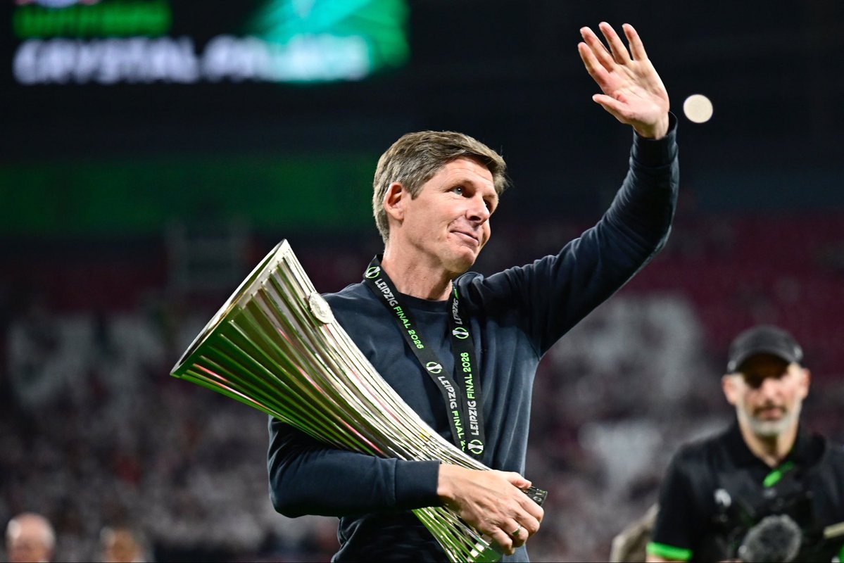 bngpulsefc's tweet photo. Crystal Palace are the 2025/2026 UEFA Conference League winners following a 1-0 victory over Rayo Vallecano.

This also marks the end of Oliver Glasner’s reign as Manager. https://t.co/UTcQGprC13