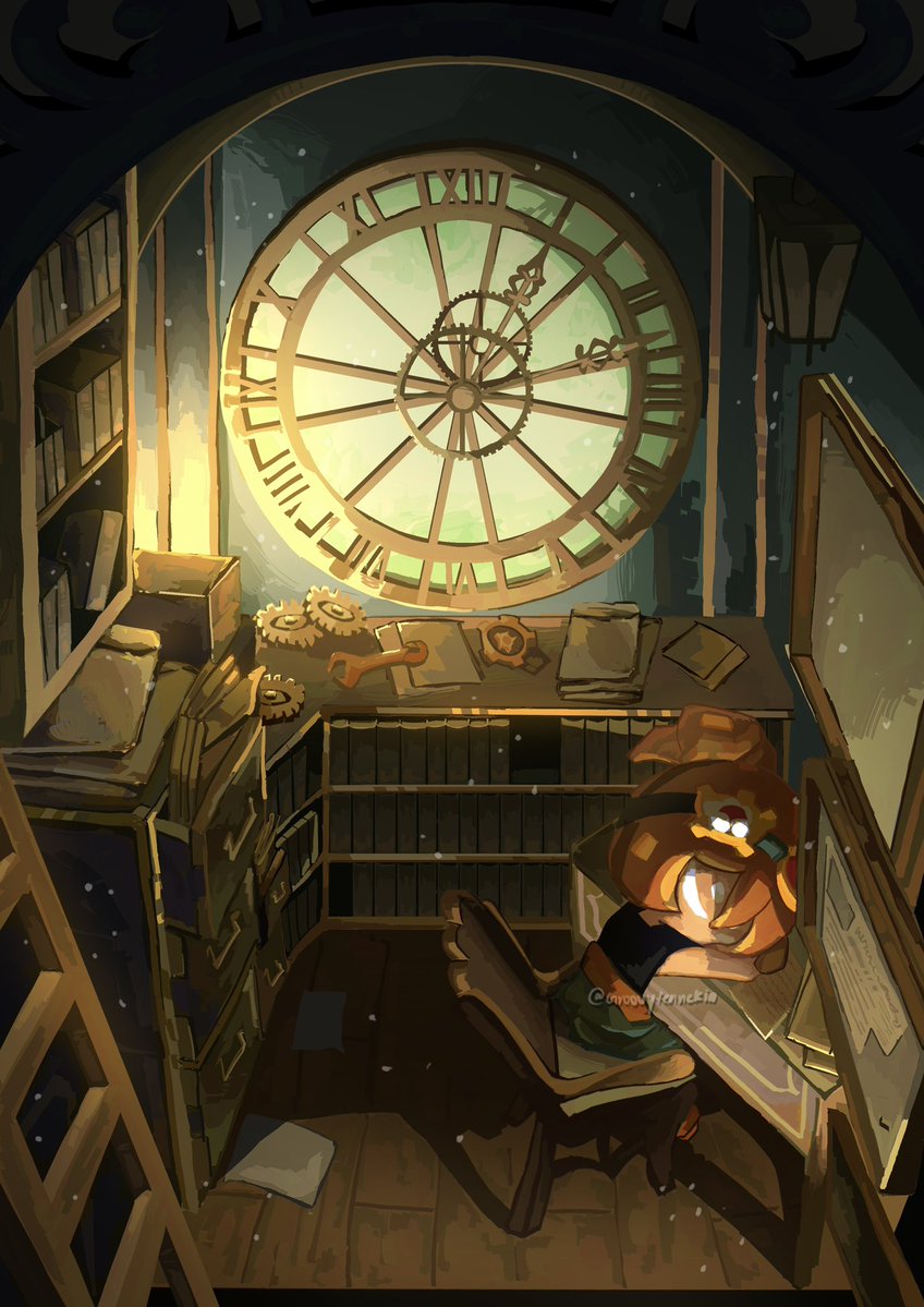 Groovyfennekin's tweet photo. Hard at work
#crk #cookierunkingdom #croissantcookie https://t.co/Jk40fE1RWe