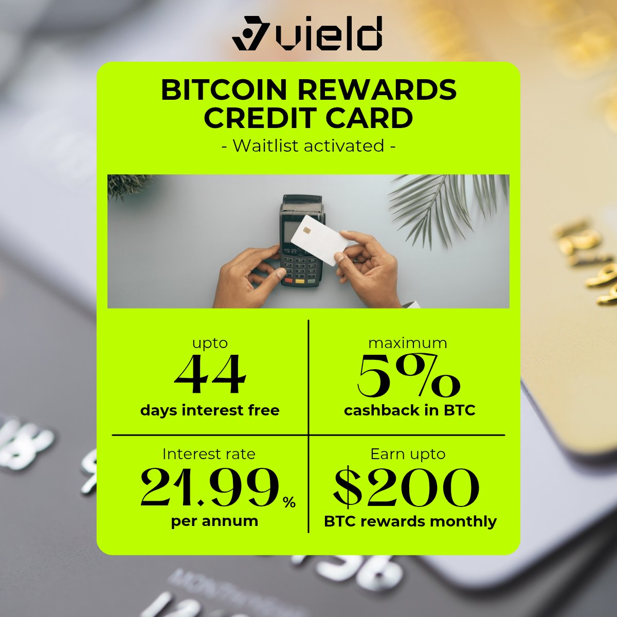 VieldOfficial's tweet photo. Want to earn real rewards?

Stack Sats when you spend.

Check it out here: https://t.co/p2k5QbwbnK https://t.co/OANHzlPz3i