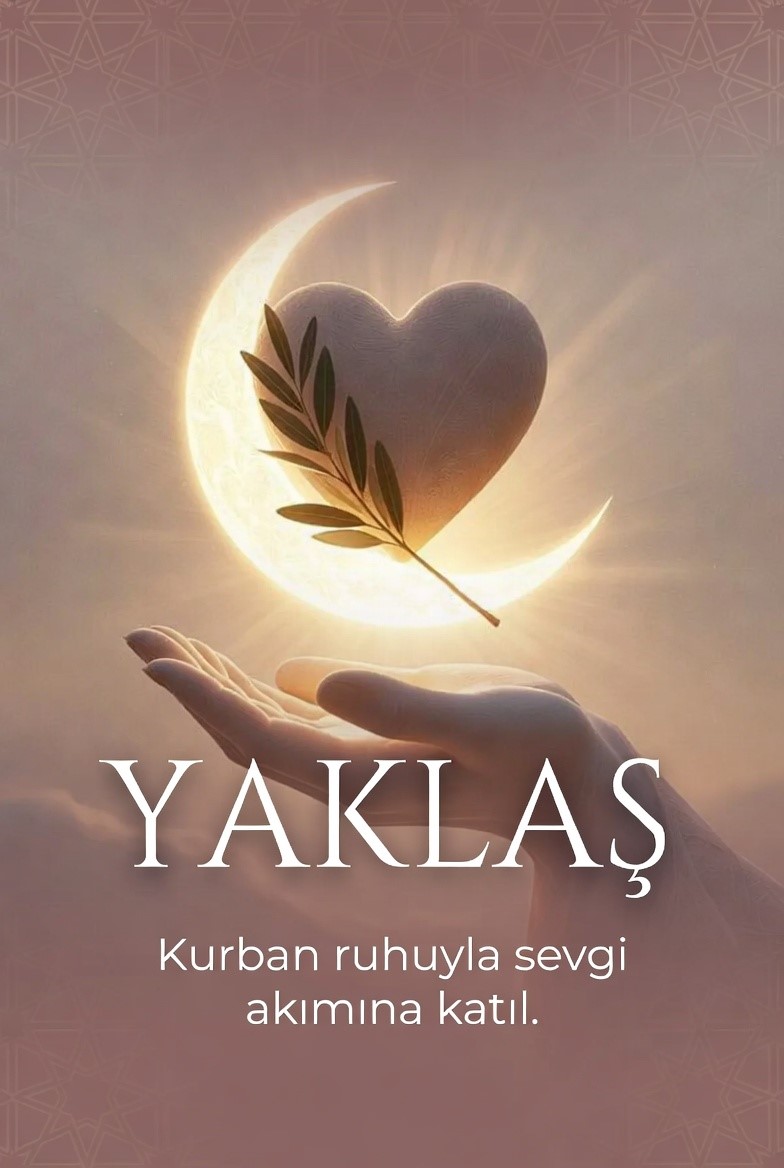 onenufuk's tweet photo. Kurban denince aklına hemen bir hayvanın kesilmesi gelmesin.
Çünkü kadim dilde “kurban”, “yaklaşmak” demek.
Yaklaşmak… Kendi içindeki kutsal olana.
Sevgiye. Fedakarlığa. Paylaşmaya. Teslimiyete.

Bu bayram, bıraktıklarınla değil;
akışa sunduklarınla,
gönülden verdiğin küçük bir gülümsemeyle,
içindeki o sessiz, engin ışığa bir adım daha yaklaşarak anlam kazanır.

Bugün bir şeyi bırak.
Birine içten bir iyilik yap.
Kimse görmezse de yine sev.

İşte asıl kurban budur.
İşte asıl yaklaşmak.

📍 Sen de kendi kutsalına bugün nasıl yaklaşıyorsun? Yorumlara yaz. İlk adımı birlikte atalım.

Kurban Bayramın kutlu olsun. 💫
Her günün bir yaklaşma şöleni olsun.

https://t.co/y7a3JXrP1d