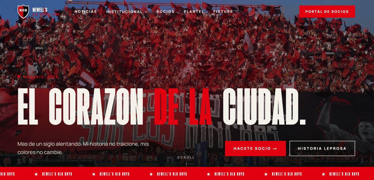 elpeladeNob's tweet photo. che, que buen rediseño metieron en la web del club https://t.co/U3mgYipiB0