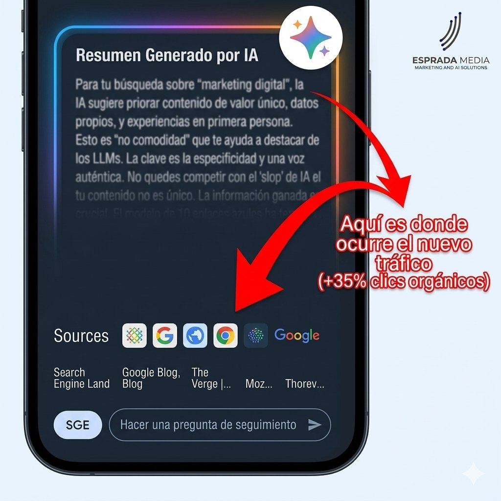 odeb094's tweet photo. @Google cambió todo. + 2.5MM de usuarios. El 93% de las búsquedas en modo IA terminan sin clics a tu web. Aquí tres acciones para mañana:
1. Audita tus citas en IA.
2. Elimina el calendario de contenido genérico.
3. Audita diariamente. El SEO no es lo de antes.  #aeo #modoia #seo https://t.co/h7YdHUnaYZ