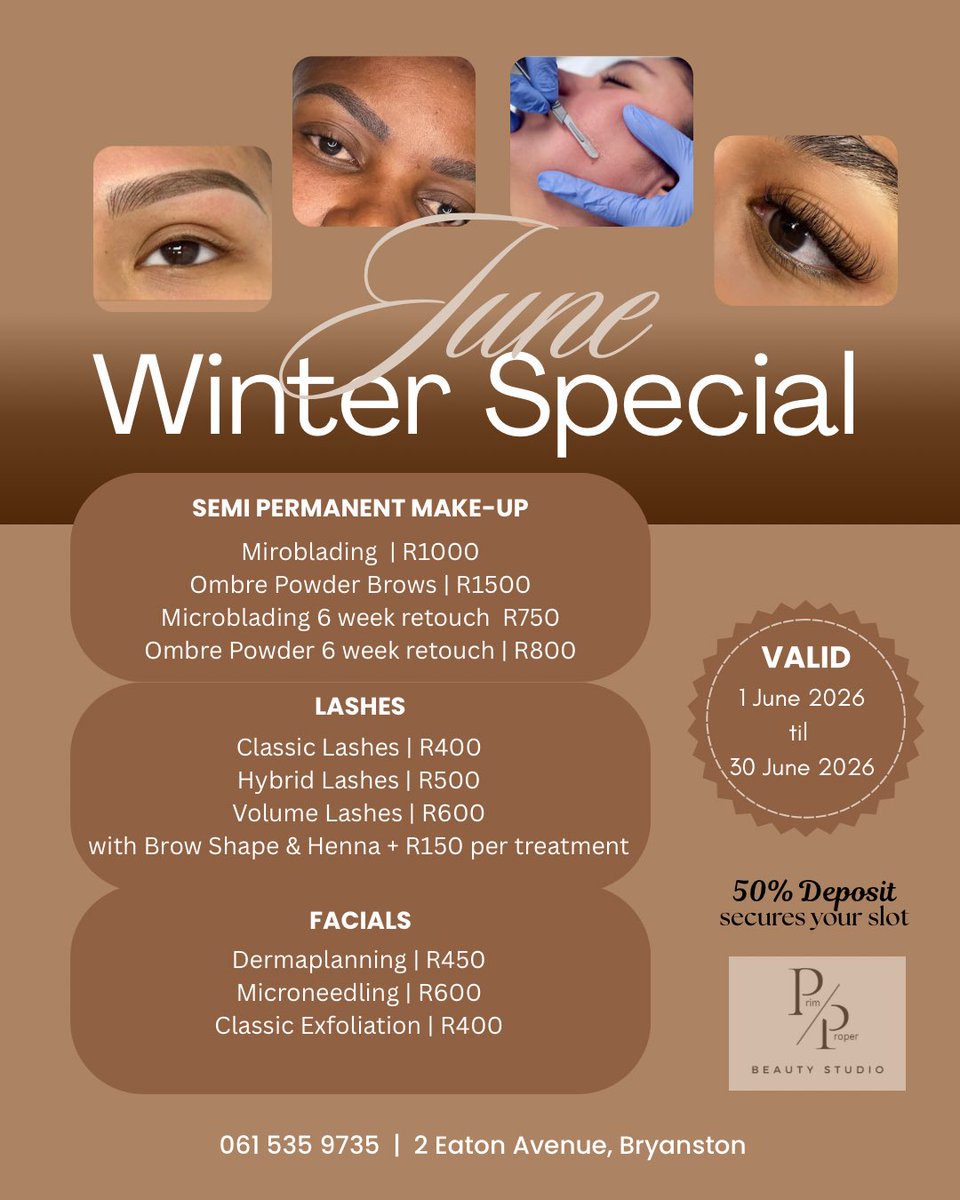 Primandproper0's tweet photo. We back! Missed me, cause I missed you💕
Book your appointment on https://t.co/tQ4ggYst8Q

📍2 Eaton Avenue, Bryanston 
📞061 535 9735 https://t.co/HQEVpphBTy