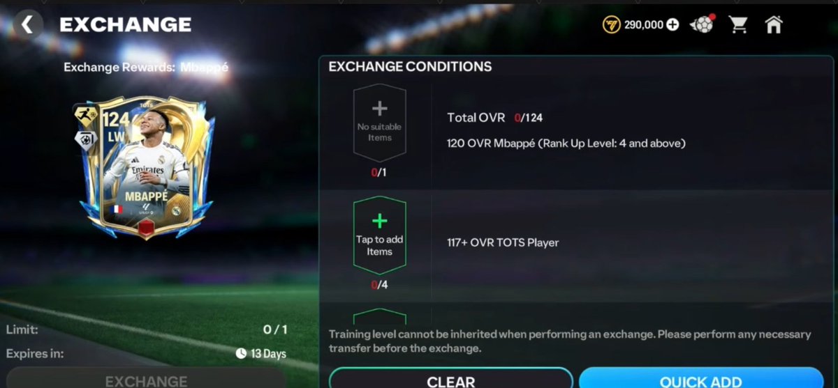 FirstHalfYT's tweet photo. UTOTS EXCHANGE REQUIREMENTS 🥵 https://t.co/PxxVVU1WA2