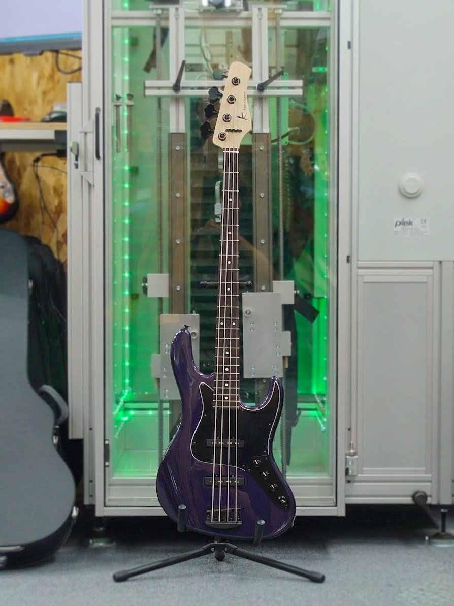 キムキムページ‼️ new】Kikuchi Guitars / Hermes RV4 LE Dark Purple Metallic 3.73kg