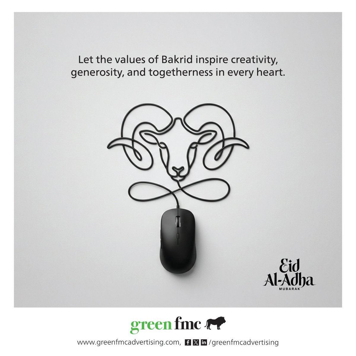 GreenFMC_Hyd's tweet photo. Let the spirit of Eid inspire compassion, creativity, and togetherness in every heart.

Wishing you a joyful Eid Al-Adha Mubarak.

#EidAlAdha #BakridMubarak #EidMubarak #FestivalOfSacrifice #BlessedEid #Bakrid2026 #FaithAndUnity #PeaceAndProsperity #Togetherness #GreenFMC https://t.co/DtgEYtv89E