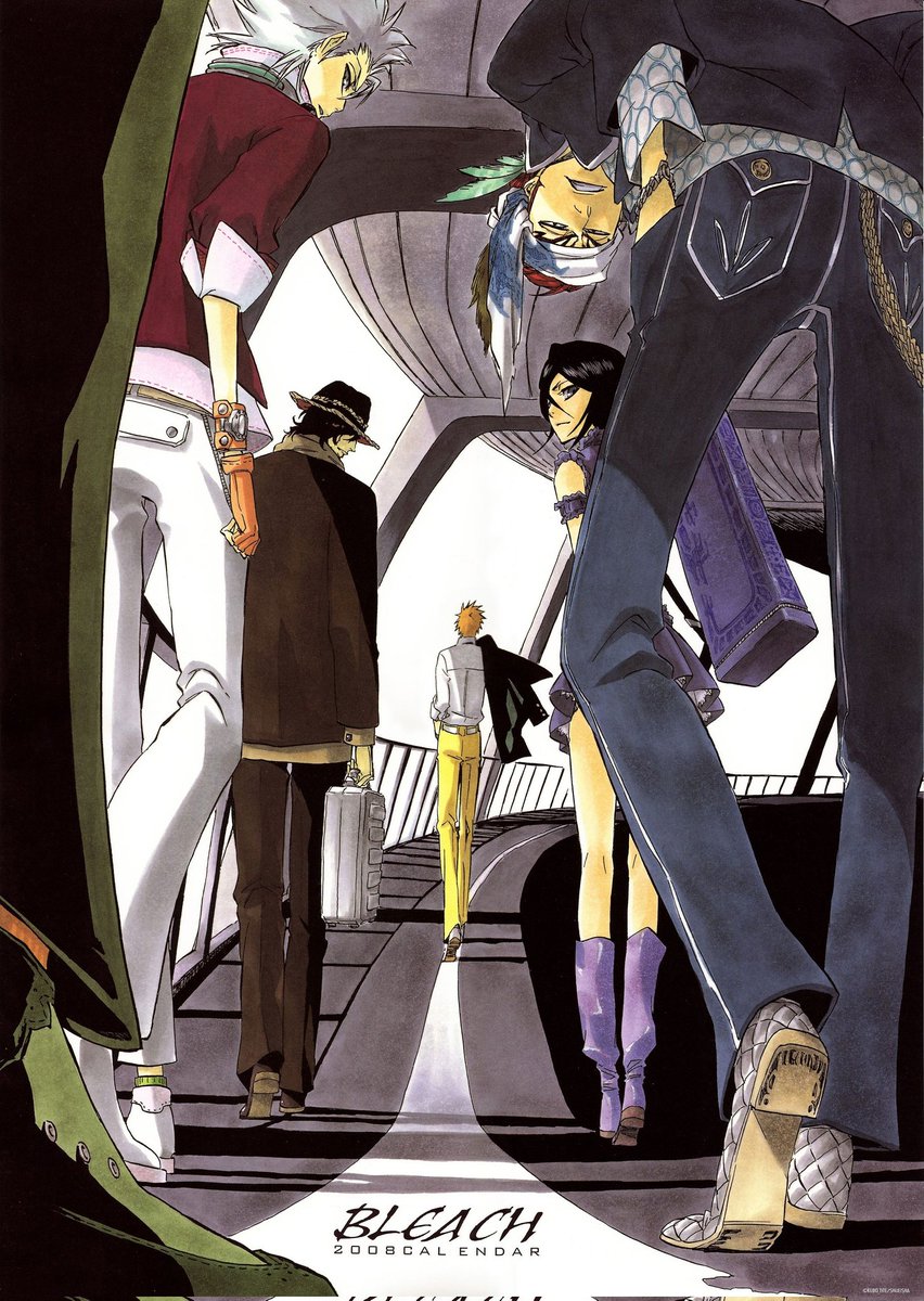 Nagato890's tweet photo. #BLEACH 
Kubo's sense of style is unmatched! No other shonen manga artist brings fashion to characters like he does in my opinion https://t.co/S2RtYF0CmT