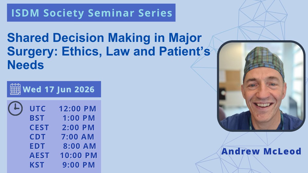 *Seminar Alert* Sign up for our June seminar! Andrew McLeod will ...