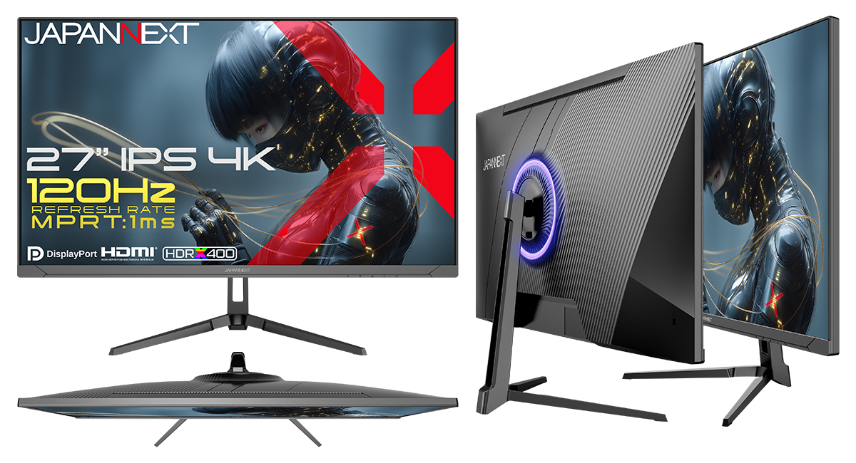 🎉\本日発売! #jn2026の​98/🎉 🆕27インチ IPSパネル搭載 120Hz対応 4K