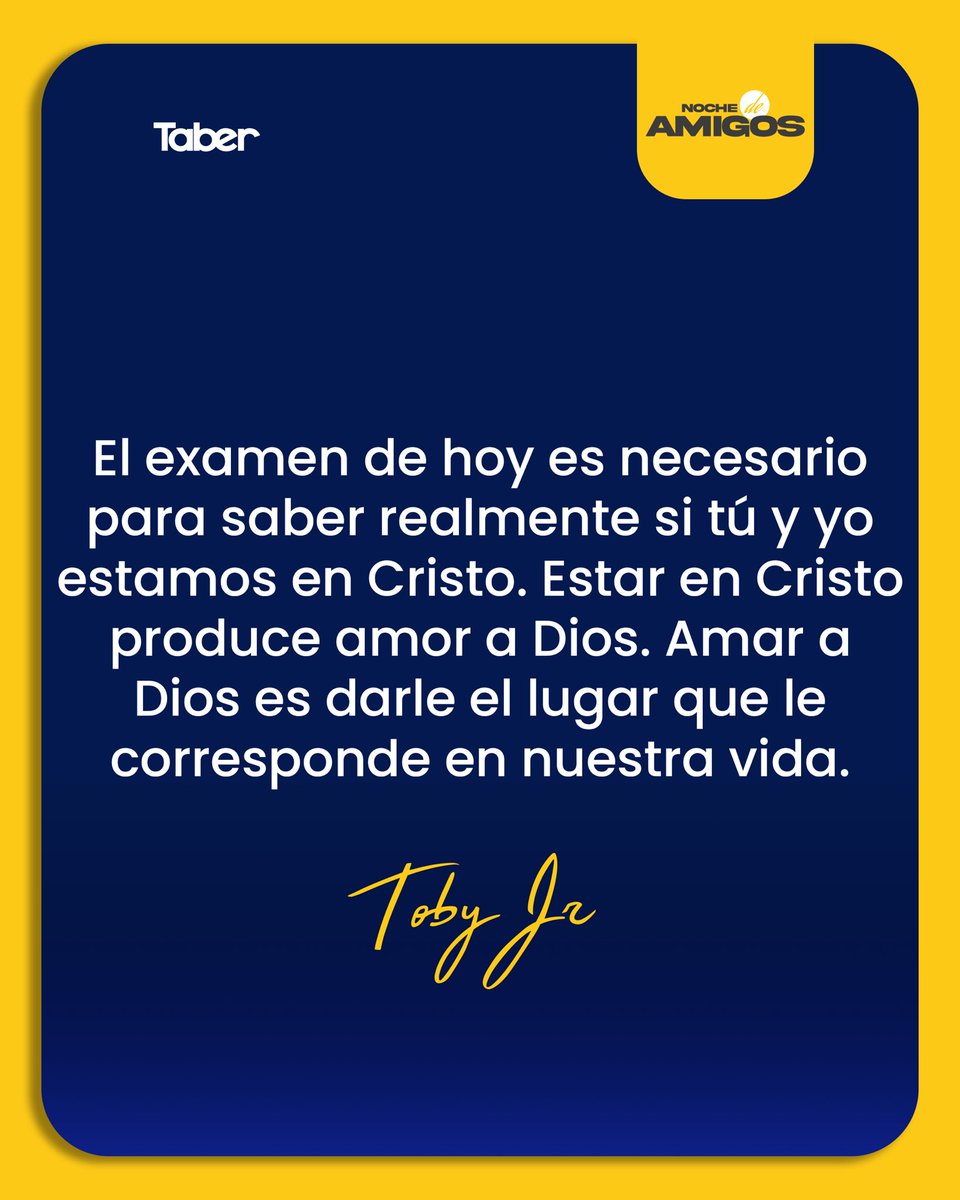 tabercentral's tweet photo. Gracias por acompañarnos en nuestra Noche de Amigos. Fue una bendición aprender juntos de la Palabra de Dios y reflexionar sobre una gran verdad: examinar nuestra vida para saber si realmente estamos en Cristo. 🙏🏻 https://t.co/uBNwXOnuon
