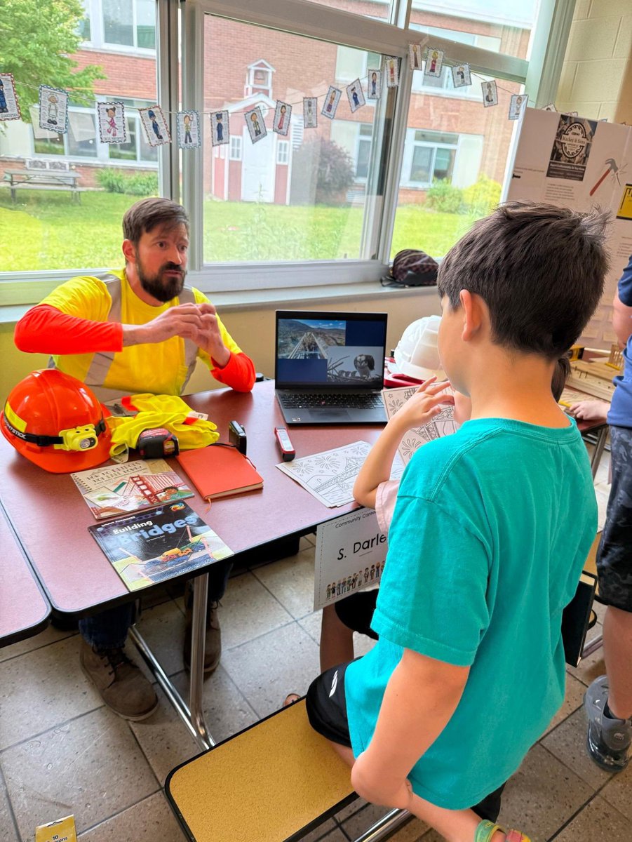 GoMESDukes's tweet photo. Our 2nd graders got a closer look at the people who help our community every day! 🚒👩‍⚕️ A huge thank you to the families and guests who made Career Fair Day so special. 💙 #CommunityHelpers #CareerFair @marlborosd @MsAmodeoAP https://t.co/6xqBHc3TfL