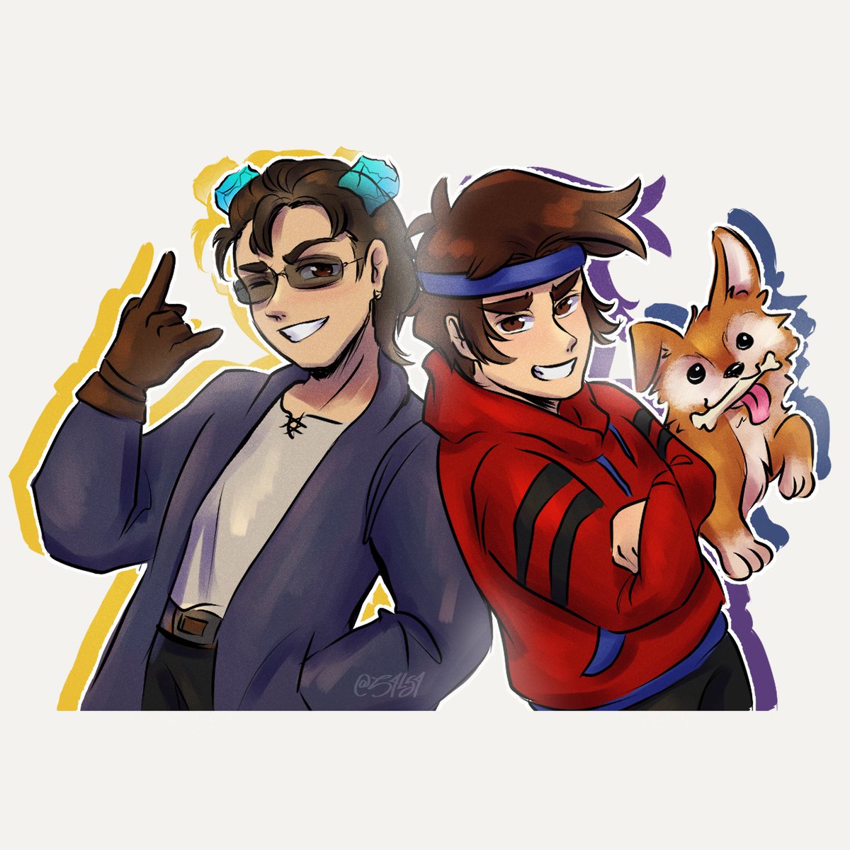 Vs4l_s4's tweet photo. ALDOIER ft. Firus 🐒🕷️🦴
tus tios cagabolis 🔥
.
#qsmp2 #qsmp2fanart #aldogeofanart #roierfanart
#sixchallenge https://t.co/XxURhnF0Ot