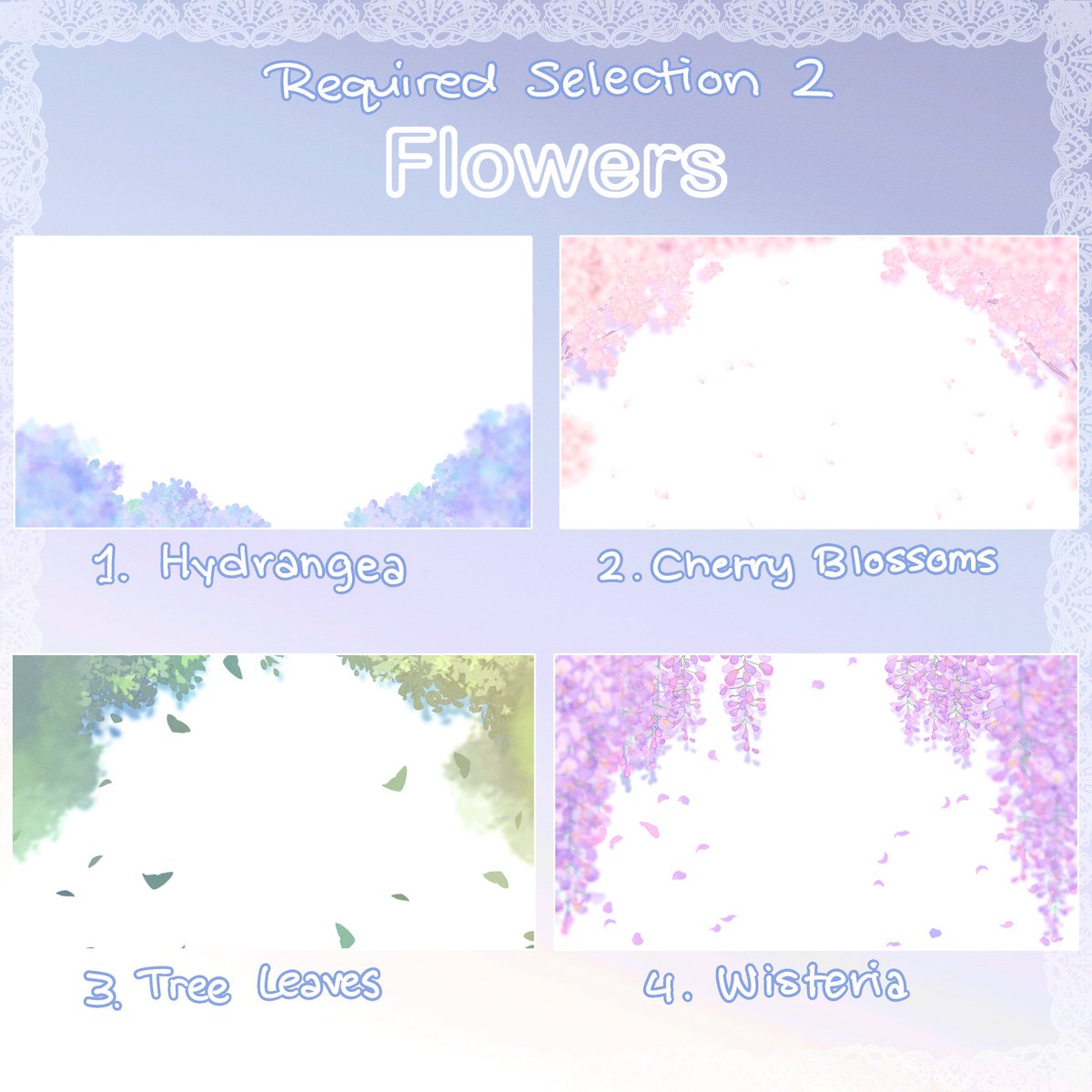 unknownbird27's tweet photo. 🌸 Spring Window YCH 🌸 

It’s almost summer but I just finished the sample and template haha… But hey, we have flowers in the summer too! 🌼 

Starting at $30! 

#YCH #VGenOpen #commissionsopen https://t.co/ELuKgKcg80