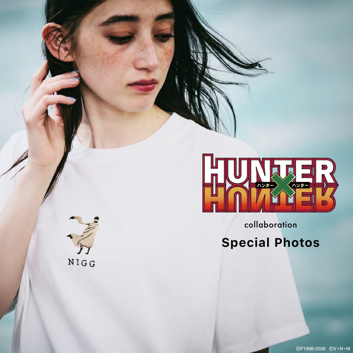 kangminlee's tweet photo. Popular Japanese apparel brand Graniph (グラニフ) is currently under fire by leftwing foreigners because they released a Hunter x Hunter collaboration where the shirt says "NIGG" https://t.co/DWtYSBIN7Z