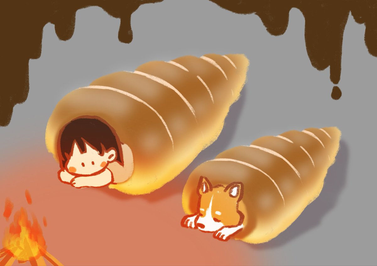 チョココロネ寝袋 FELISSIMO - ごろんとチョコゴロ寝の通販 by あめこ