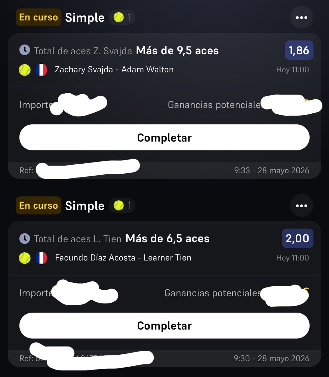 alvarolpeezz's tweet photo. @pedradasjunior @tennis_gambler Yo llevo estas dos, svajda viene de hacer 17 a popyrin en 4 sets y popy mide 1,96
Tien viene de hacer 12 en 4 sets cortos https://t.co/JLMkvW03Md