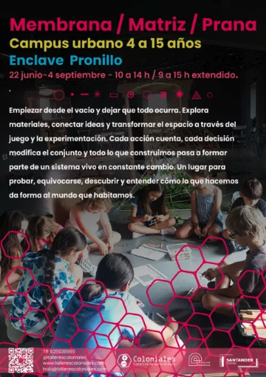 SDRCreativa's tweet photo. Comprender que el mundo que nos rodea no es estático sino que está en permanente movimiento.

Esta es la idea del campus Coloniales, la propuesta que dirige el arquitecto técnico @alejandrolavid en Enclave Pronillo del 22 de junio al 4 de septiembre.

✍️https://t.co/zCNi4aJS0v https://t.co/dfNYceEWr9