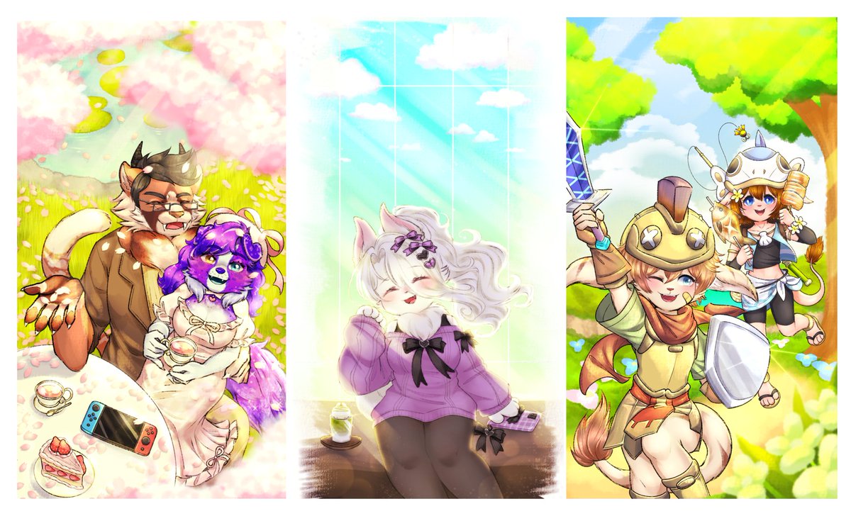DanielCat03's tweet photo. @maj2k2 Hi!~ here are some of my art samples!~ https://t.co/oO1X0dGHQN