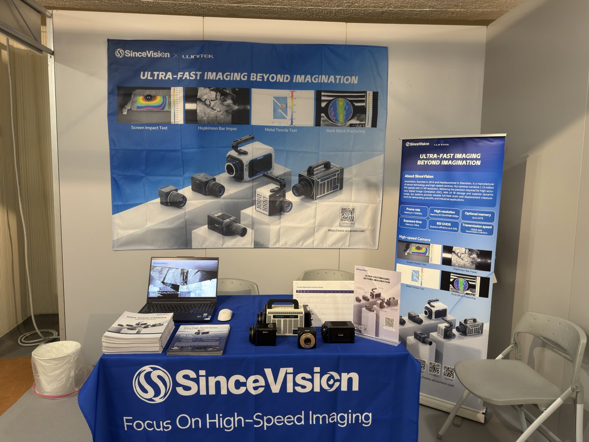 SinceVision's tweet photo. Day 2 of EMMC Conference, Florence, Italy.

Our team are sharing real high-speed camera applications for mechanics of materials research. 

Come stop by #Booth No. 6 at Palazzo dei Congressi di Firenze. The team is ready to discuss your specific research application. https://t.co/tibz9PjJPP