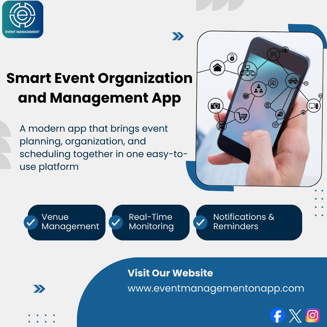EventManageApp's tweet photo. Plan smarter, organize better, and execute every event seamlessly with our modern event management app.
#EventManagementonapp #EventPlanning #SmartEvents #EventOrganizer #EventSolutions #BusinessEvents #CorporateEvents #EventCoordination #EventTechnology #RealTimeMonitoring https://t.co/39236lLYYp