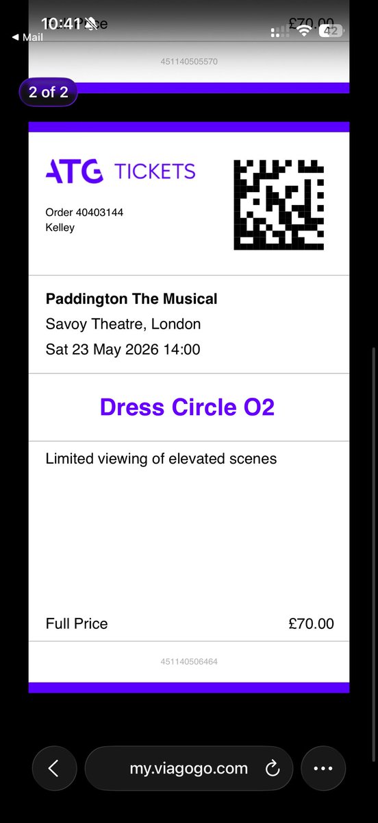 dannyng1511's tweet photo. @viagogo @javi_1016 Ordered STALLS for my wife &amp; son, but the seller sent last-row DRESS CIRCLE. They only found out at the gate and had no choice but to enter. Customer service is ignoring this severe downgrade and bait-and-switch. Order ID: 643957076
#viagogoscam #ticketscam https://t.co/LXtgM0Y0Bg