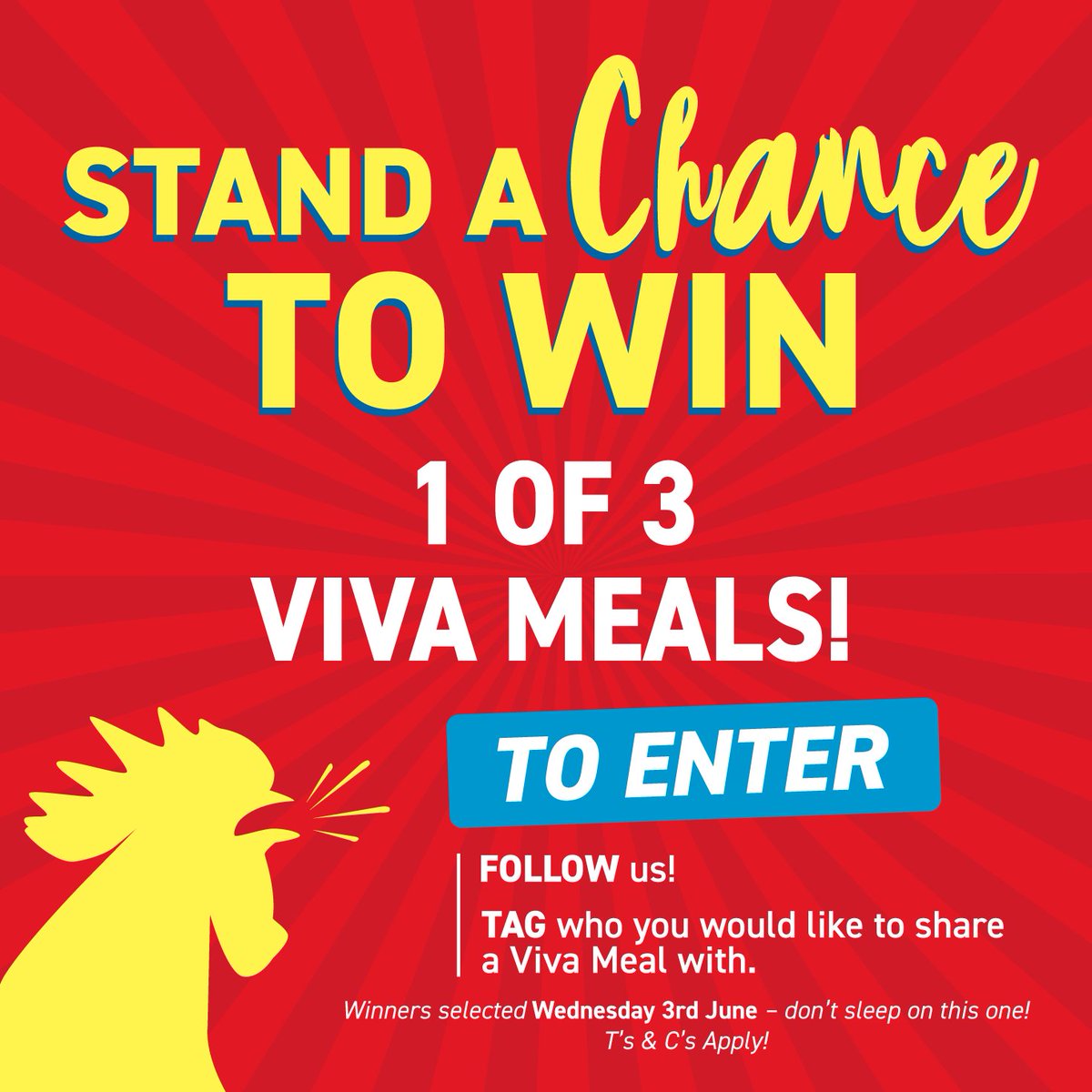 PedrosChicken's tweet photo. Pedros Tongaat Square OPENS this Friday 29th May at Tongaat Square Mall!

Awesome Opening Specials Friday only!

Competition: WIN a Pedros Feast for you and a friend!

To enter:
FOLLOW us!
TAG a Friend!
(Winners will be randomly selected on Wednesday 3rd June)
#VivaPedros https://t.co/wMtchDAXfD