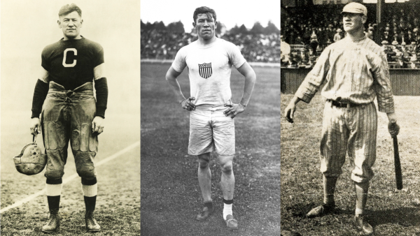 mariobianchi18's tweet photo. Il #28maggio 1887 nasceva #JimThorpe. Origini pellirossa, stella di football americano e baseball, 2 ori olimpici a Stoccolma 1912 nel pentathlon e decathlon: gli furono ritirati per aver giocato a baseball da professionista, poi riconosciuti postumi dal CIO solo il 18-1-1983. https://t.co/nVGEscVUrc