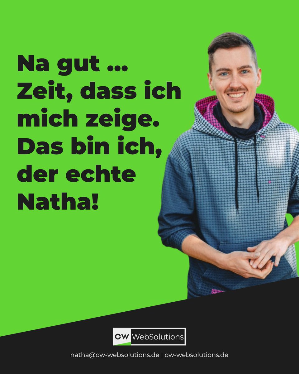 natha_ow's tweet photo. Ich arbeite nicht für Kunden, sondern mit Menschen. Und genau das macht für mich den Unterschied 😊

👉 https://t.co/6Xq0b6aPm9

#business #marketing #onlinemarketing #website #onlineshop #wordpress #woocommerce #freelancer #freelancing #webdesign #webdesigner #seo #unternehmer # https://t.co/Hd5EBKhoBY