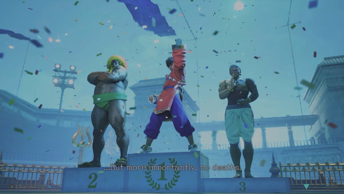 Scotia834's tweet photo. I'm crying man the only thing of note that happened in SF6's story was Bosch dying and they completely retconned it LMAOOOOO 😭😭😭 https://t.co/yTJ5TaRFir