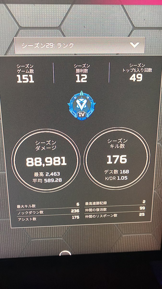 EKgz5's tweet photo. ダイヤ到達💎 https://t.co/74zvF9FzVQ