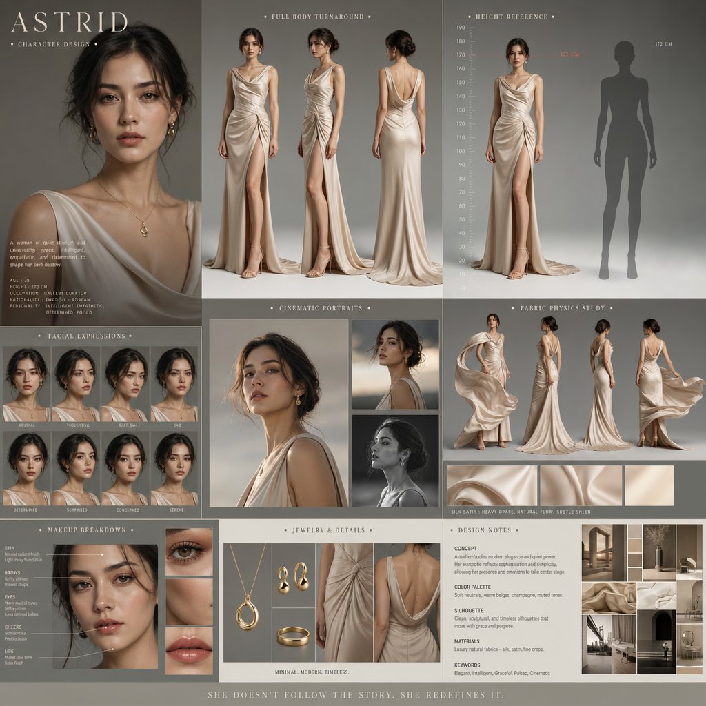Cinematic Character Design Board