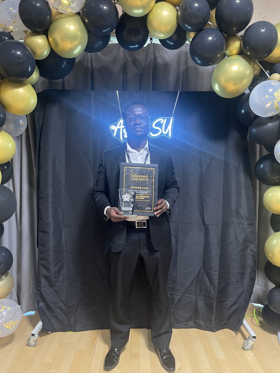 tinyemma6514's tweet photo. Beyond thrilled to have been nominated and adjudged for the Staff Award – Research or Dissertation Supervisor in the 2026 Academic Awards, organized by @aston_union.
@AstonEPS @aston_union @AstonUniversity https://t.co/txPPCrXwBm