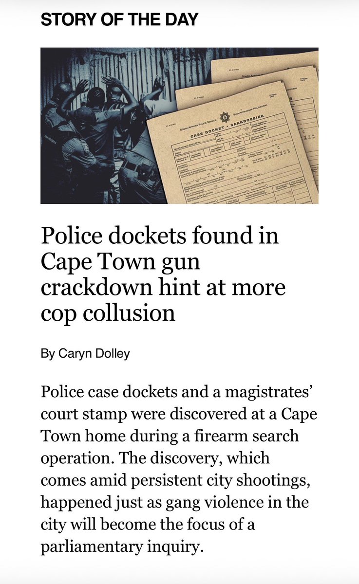 africans80288's tweet photo. How did we get here without @SAPoliceService / #DPCI /#SSA/ and #CI not detecting this well organised crime. This is a network operation involving court officials (stamp) saps officials and or prosecutors (dockets) and a gang syndicate. @daiIymaverick article. https://t.co/pwFvCjjSN1