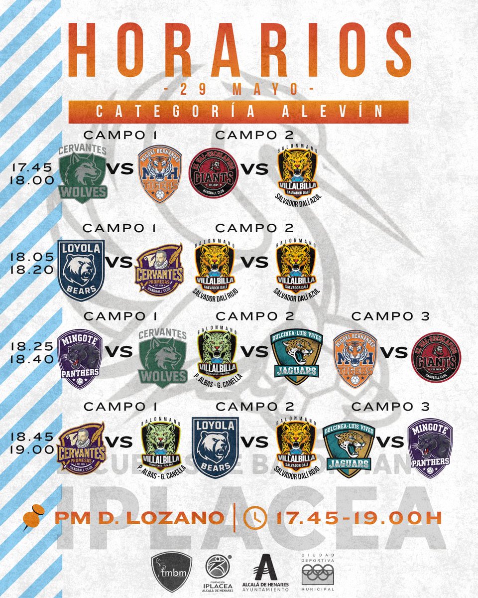 CDIplacea's tweet photo. 🔶ESCUELAS IPLACEA🔶

➡Este viernes tendrá lugar la última jornada de las Escuelas Municipales. ¡Mucha suerte a todos!

#balonmano #vamosipla #escuelasipla https://t.co/RJwOZ5H7Ii