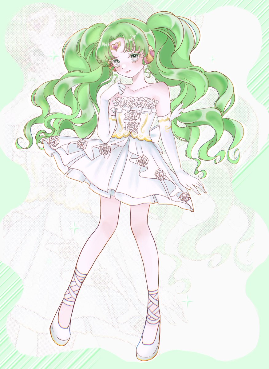 Pr1thm_7's tweet photo. ファルルウェディングコーデ💚 https://t.co/uFFowgf0G8